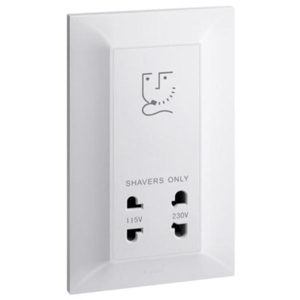 Belanko S 2G VERTICAL SHAVER SOCKET WH image 1