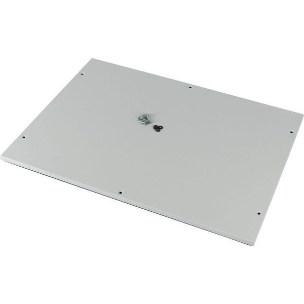 Top plate for OpenFrame, closed, W=800mm, grey image 3