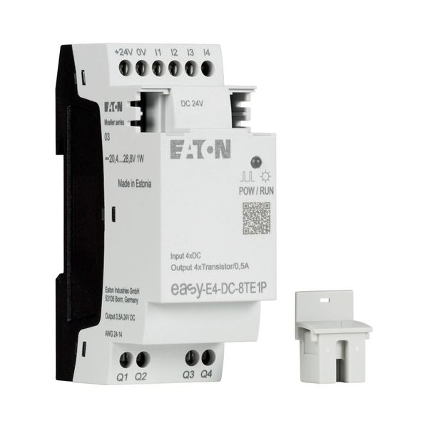I/O expansion, For use with easyE4, 24 V DC, Inputs/Outputs expansion (number) digital: 4, Push-In image 16