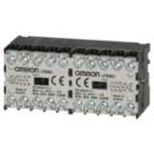 Micro contactor relay, 4-pole (4 NO), 3A AC15 (up to 230 V), 48 VDC image 3