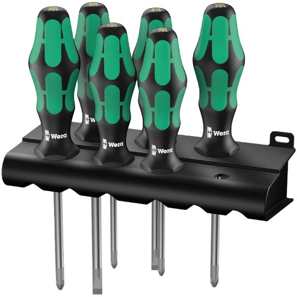 Screwdriver Set with Rack Kraftform Plus 335/350/355/6, 105622 Wera image 5