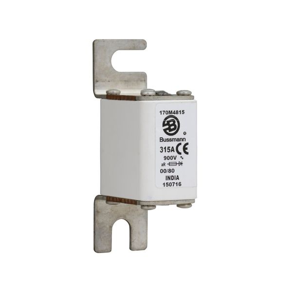 Fuse-link, high speed, 315 A, AC 900 V, size 00, 30 x 47 x 98 mm, aR, DIN, IEC, single indicator image 9