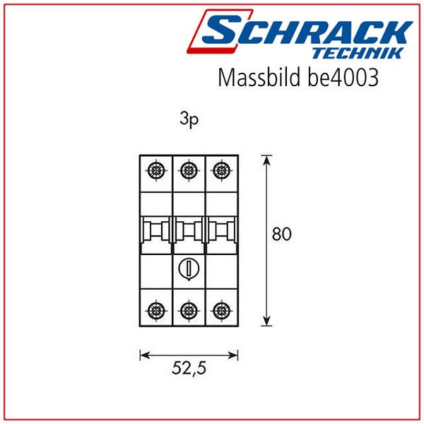 Motor Protection Circuit Breaker, 3-pole, 6.3-10A image 3