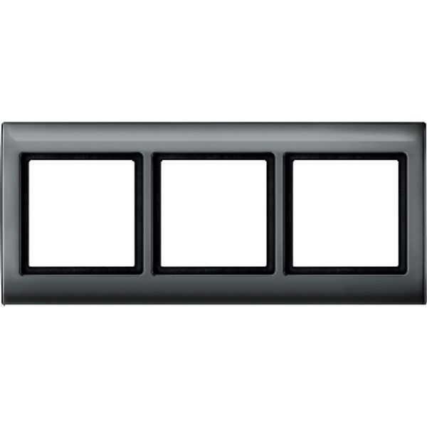 AQUADESIGN frame, triple, anthracite image 1