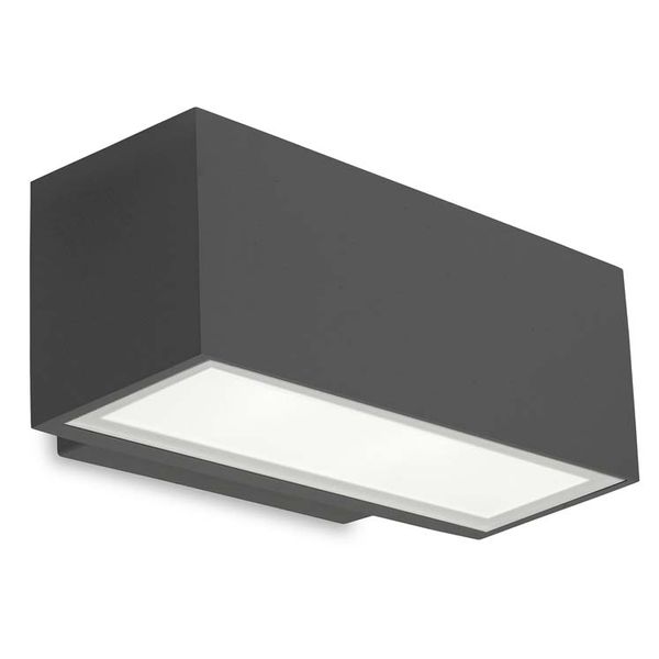 Wall fixture IP65 Afrodita LED 220mm Single Emission LED 11.5W LED warm-white 3000K ON-OFF Urban grey 913lm image 1