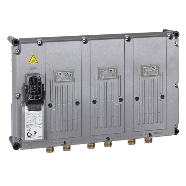 Detached triple servo drive 6A continous current for cold plate, 24A peak, IP65 image 1