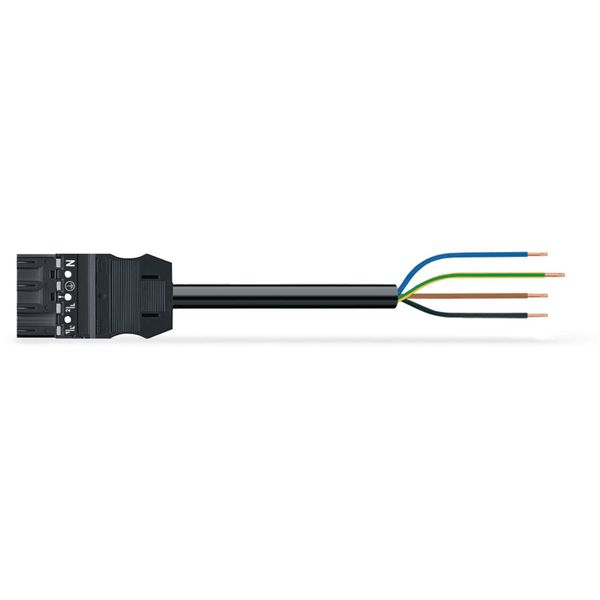 pre-assembled connecting cable;Eca;Plug/open-ended;gray image 3