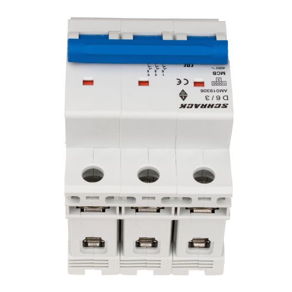 Miniature Circuit Breaker (MCB) AMPARO 10kA, D 6A, 3-pole image 3