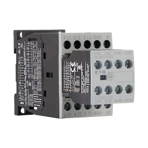 Contactor, 380 V 400 V 3 kW, 3 N/O, 2 NC, 24 V 50 Hz, AC operation, Screw terminals image 13