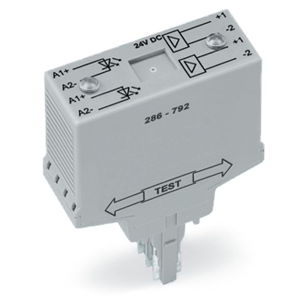 Optocoupler module Red status indicator gray image 2