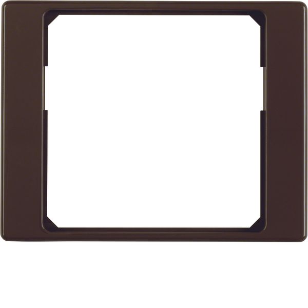 Adapter ring for centre plate 50 x 50 mm Arsys brown, glossy image 1