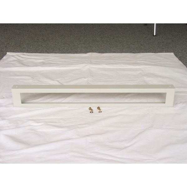 Plinth, side panels for HxD 200 x 500mm, grey, with cable duct cutout image 1