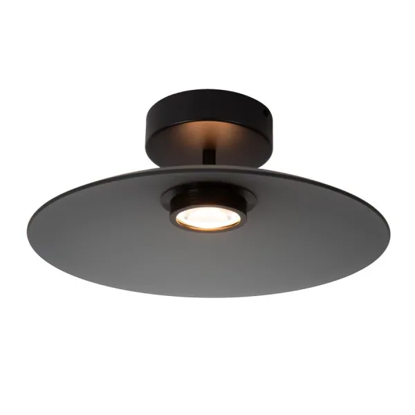 Lucide MENGA - Ceiling - Ø 40 cm - LED Dimb. - 1x12W 2700K - Smoked image 1