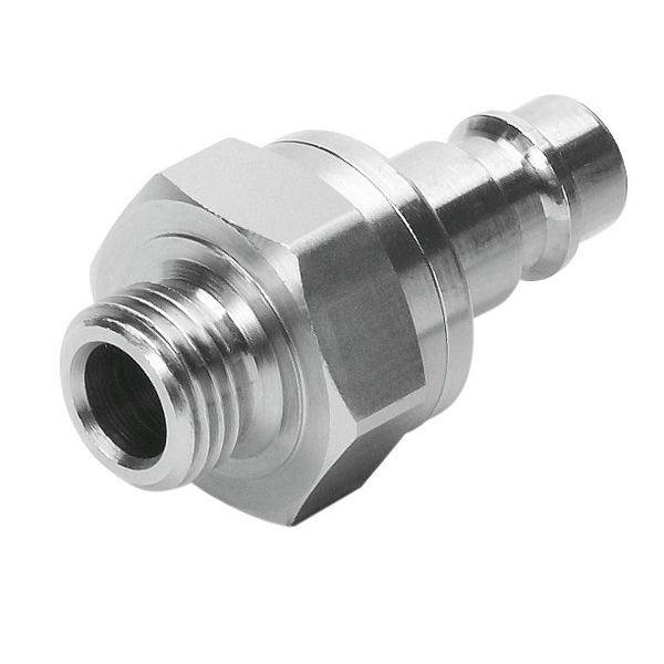 KS4-1/4-A-R Quick coupling plug image 1