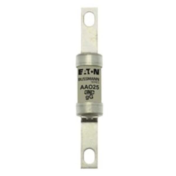 Fuse-link, LV, 25 A, AC 550 V, BS88/A2, 14 x 85 mm, gL/gG, BS image 4