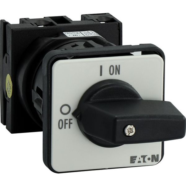 On-Off switch, 1 pole, 20 A, 90 °, center mounting image 7