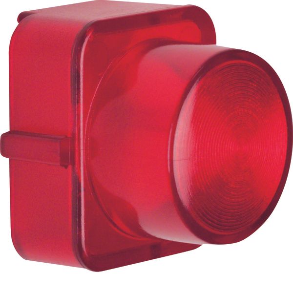 Cover for push-button/pilot lamp E10, 1930/glass/R.classic, red, trans image 1