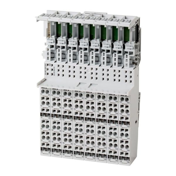 Base module block XI/ON, tension spring, 6 connection levels, con. to C rail image 4