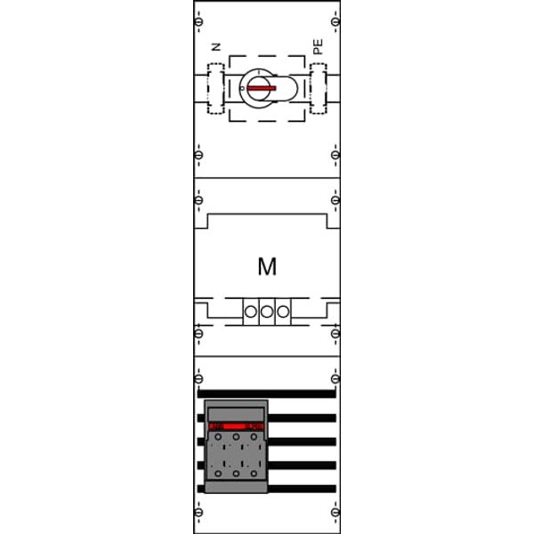 KA4045 CT meter panel, Field width: 1, Rows: 0, 900 mm x 250 mm x 160 mm, IP2XC image 5