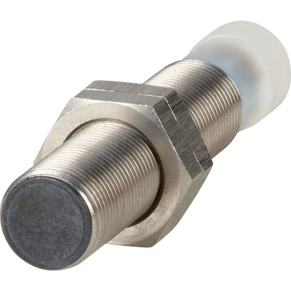 Proximity switch, E57G General Purpose Serie, 1 NC, 3-wire, 10 - 30 V DC, M12 x 1 mm, Sn= 4 mm, Flush, PNP, Stainless steel, Plug-in connection M12 x image 1