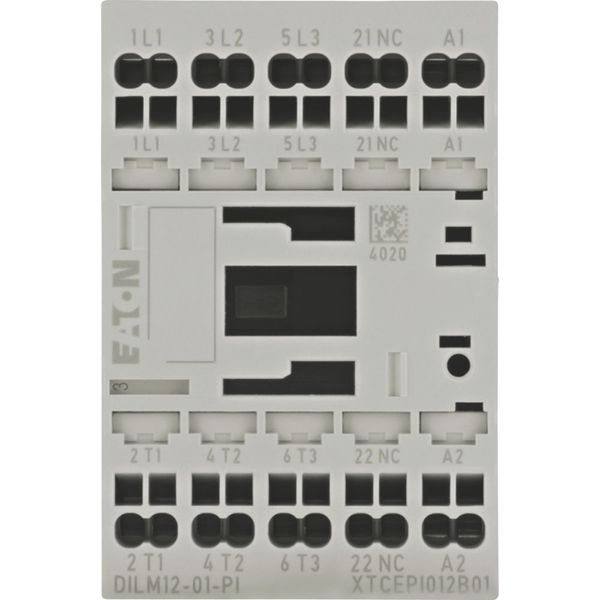 Contactor, 3 pole, 380 V 400 V 5.5 kW, 1 NC, 220 V 50/60 Hz, AC operation, Push in terminals image 23