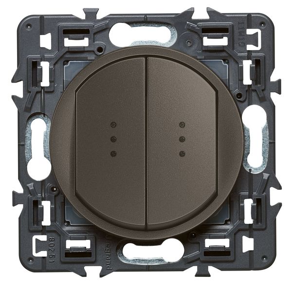 DOUBLE SWITCH LUM 10A GRAPH image 1