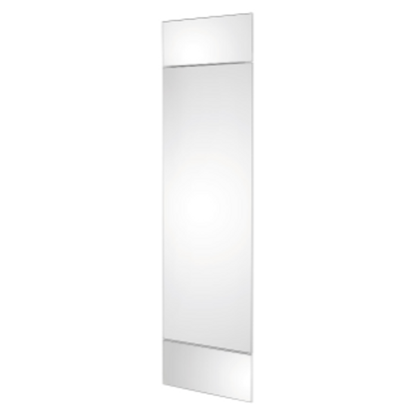 DOMO CENTER - DOOR AND 2 PANELS - MIRROR FINISH - H.1800 image 1