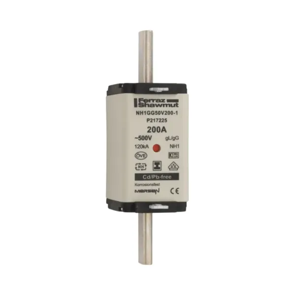 Fuse-link NH1 gG 500VAC 200A isolated tags Double indicator image 2