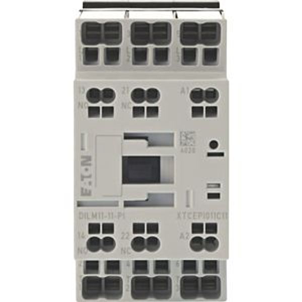 Contactor, 3 pole, 380 V 400 V 5 kW, 1 N/O, 1 NC, RDC 24: 24 - 27 V DC, DC operation, Push in terminals image 10