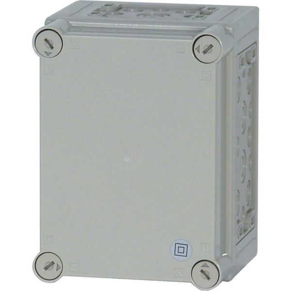 Insulated enclosure, +knockouts, RAL7035, HxWxD=250x187.5x150mm image 5