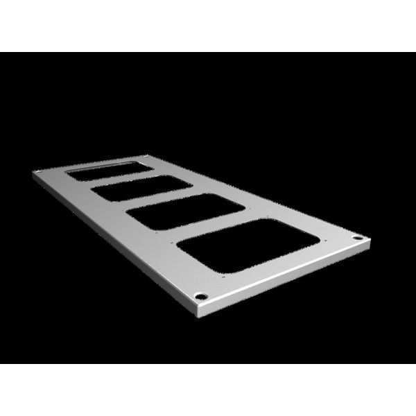 VX Roof plate, WD: 400x800 mm, for cable entry glands image 2