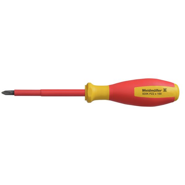 Crosshead screwdriver, Form: Pozidrive, Size: 2, Blade length: 100 mm image 1