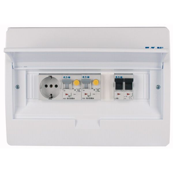 PV DBO 1-phase, 2x RCBO 1x HS 1x socket image 1