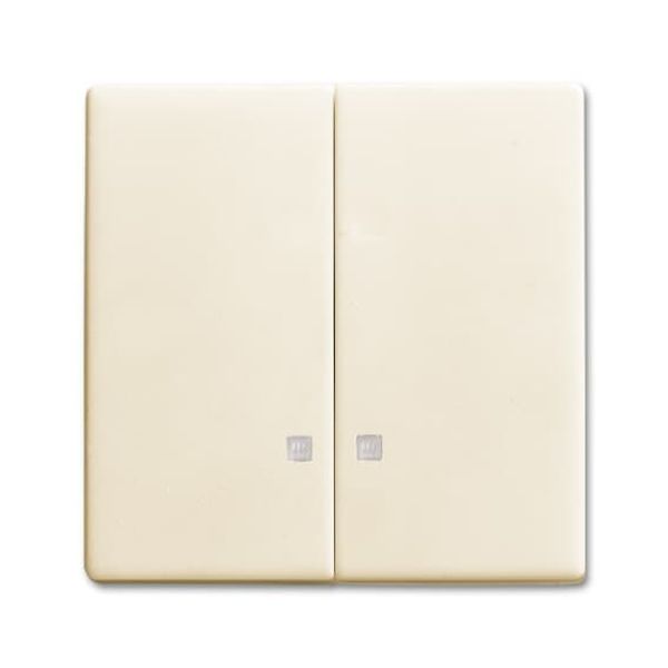 1785 K-82-500 Mechanical Controls None for Switch/push button, Two-part rocker ivory white - carat image 4