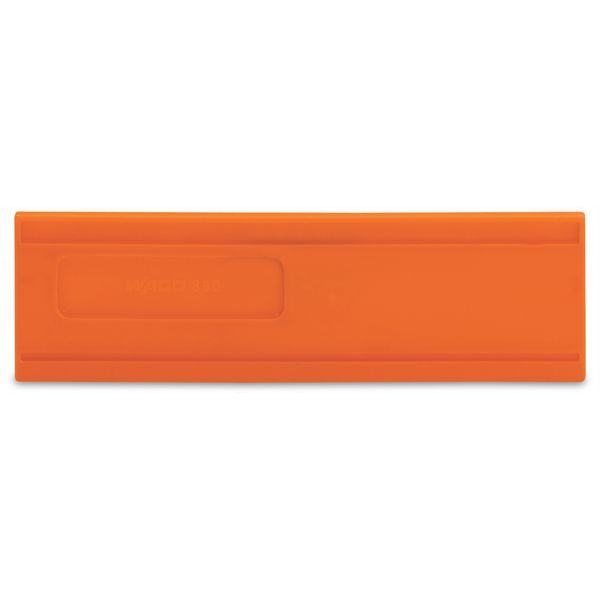 Separator plate 2 mm thick oversized orange image 1