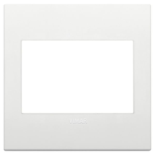 Classic plate 3MBS technopolymer white image 1