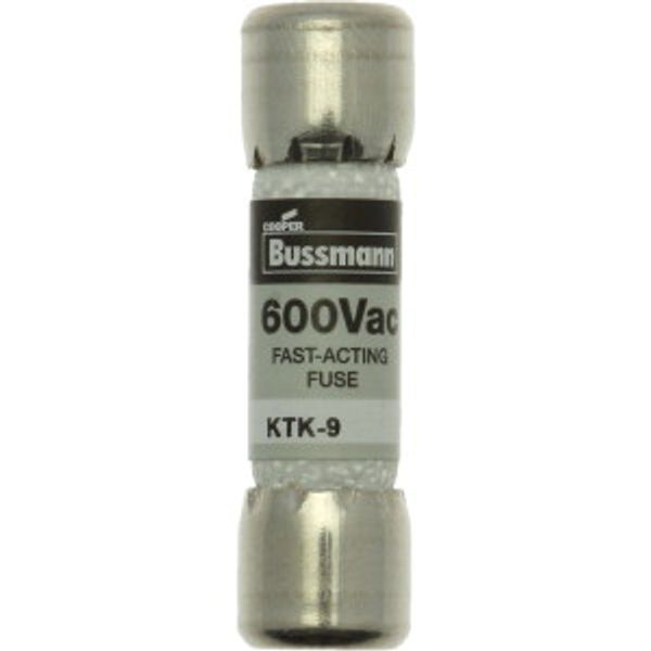 Fuse-link, low voltage, 9 A, AC 600 V, 10 x 38 mm, supplemental, UL, CSA, fast-acting image 16