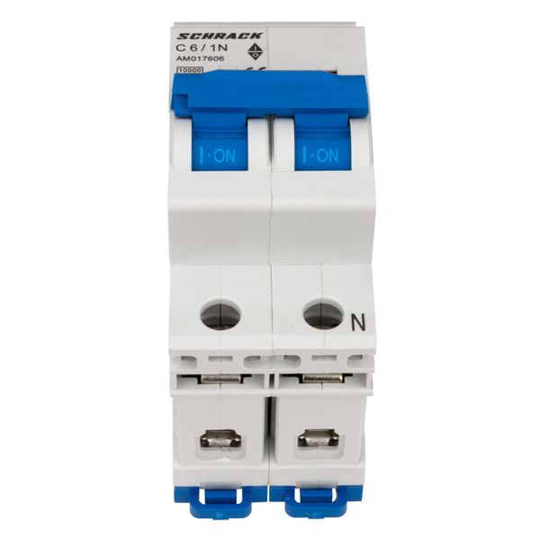 Miniature Circuit Breaker (MCB) AMPARO 10kA, C 6A, 1+N image 2