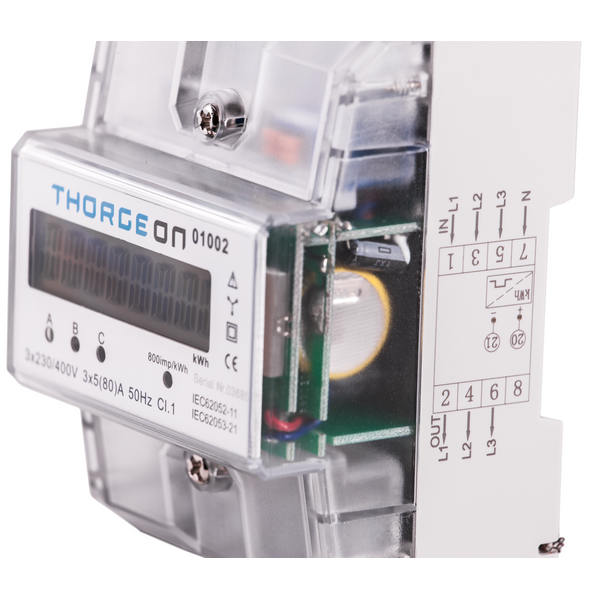 3-Phase DIN Energy Meter 80A THORGEON image 3