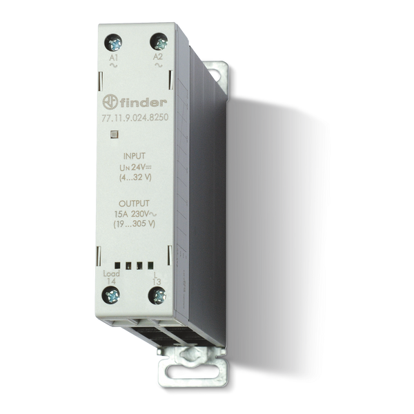 Modular SSR.22,5mm.1NO output 15A/230VAC/input 24VDC Random switch-on (77.11.9.024.8251) image 1