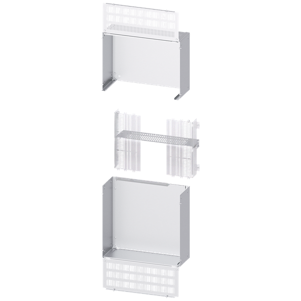 separation coupling panel (800 V) 3WA size 1, W: 600 mm D: 400 mm image 1