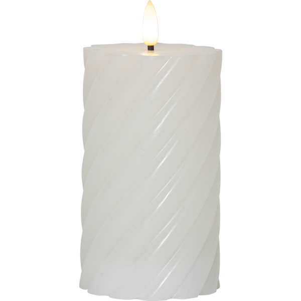 LED Pillar Candle Flamme Swirl image 2