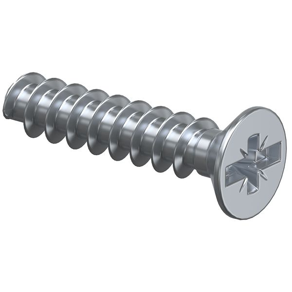 Device screw, PlusMinus Ø 3.2 x 15 mm, electrogalvanised image 1