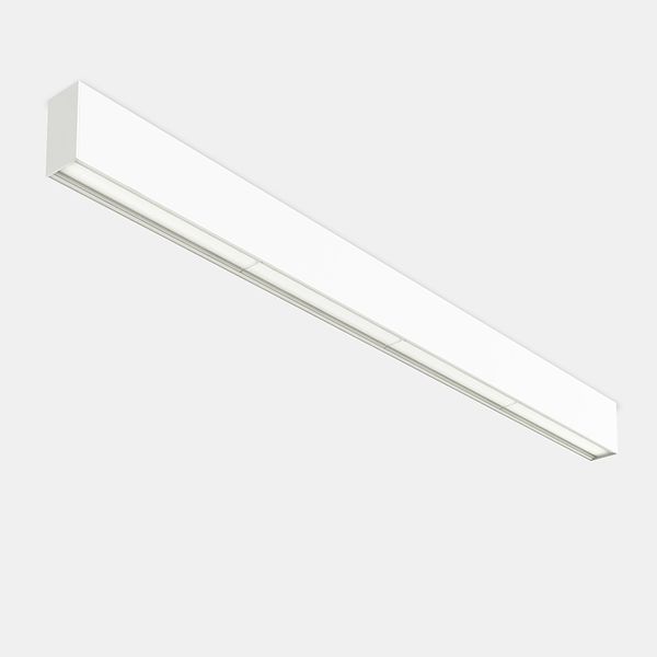 Lineal lighting system Infinite Pro 1136mm Surface Batwing 30.38W LED warm-white 3000K CRI 80 ON-OFF White IP40 4280lm image 1