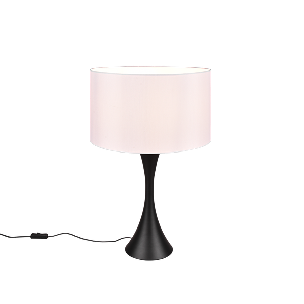 Sabia table lamp 62 cm E27 matt black/white image 1