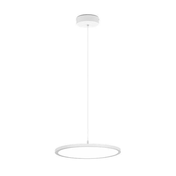 Tray LED pendant 1-pc matt white image 1