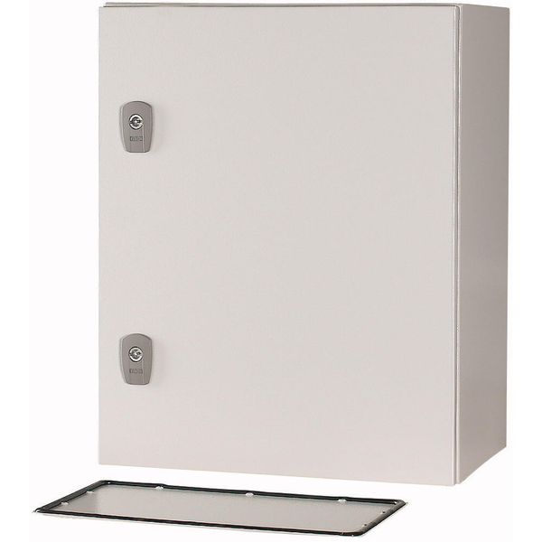 Wall enclosure with mounting plate, HxWxD=500x400x250mm image 11