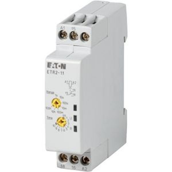 Timing relay, 1W, 0.05s-100h, 24-240VAV 50/60Hz, 24-48VDC, on-delayed image 4