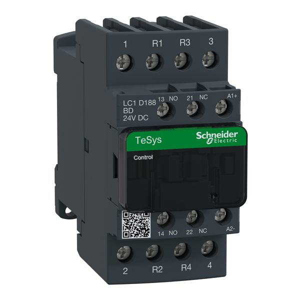 TeSys Deca contactor - 4P(2 NO + 2 NC) - AC-1 - = 440 V 32 A - 24 V DC coil image 4