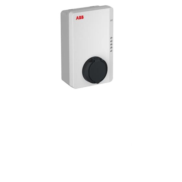 TAC-W22-T-RD-MC-0 Terra AC wallbox type 2, socket, 3-phase/32 A, MID certified, with RFID, display and 4G image 1